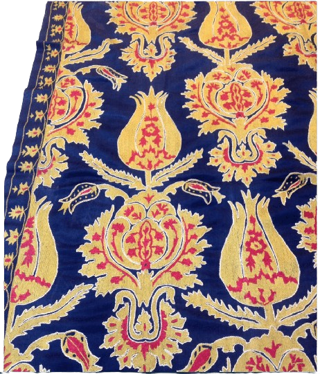 An Uzbek Ottoman Tulip Design Suzani
