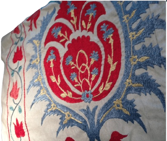 An Uzbek Ottoman Tulip Suzani