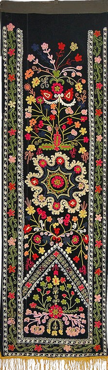 An Uzbek Table Runner Suzani