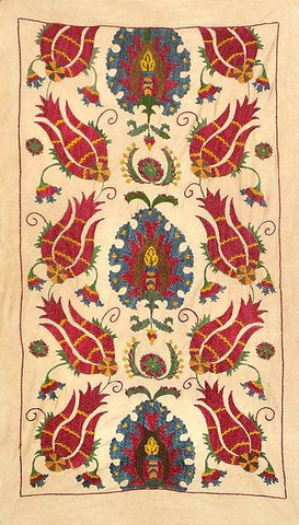 SOLD Uzbek Ottoman Tulip Runner