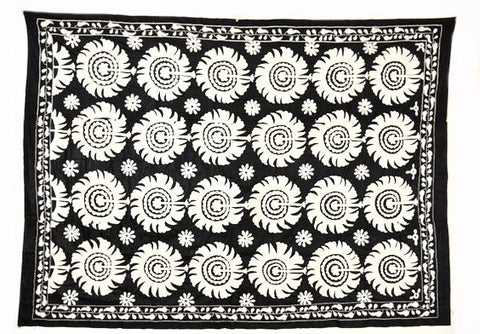 SOLD Uzbek Palmette Design Suzani