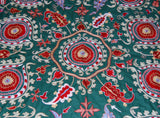 An Uzbek Silk on Silk Nurata Suzani